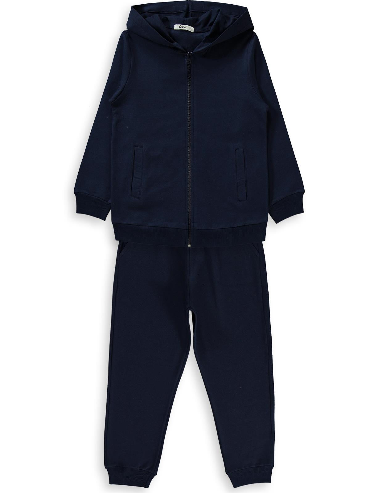Civil Boys Erkek Çocuk Basic 6-9 Yaş Eşofman Takımı - Lacivert