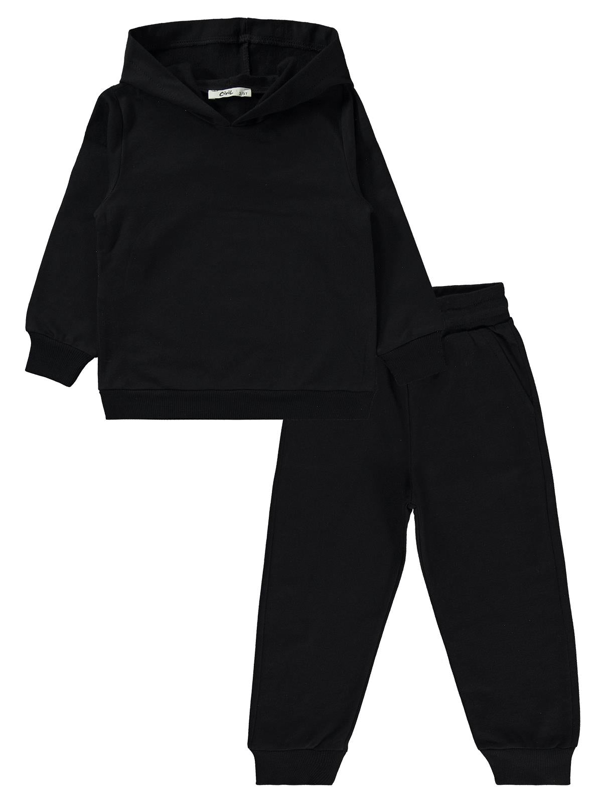 Civil Boys Unisex Basic 2-5 Yaş Eşofman Takımı - Siyah