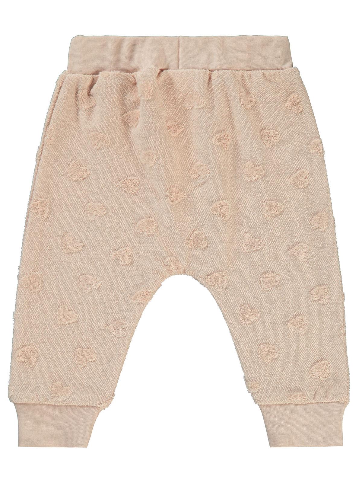 Civil Baby Kalp Jakarlı 6-18 Ay Tek Alt Bebe - Pudra