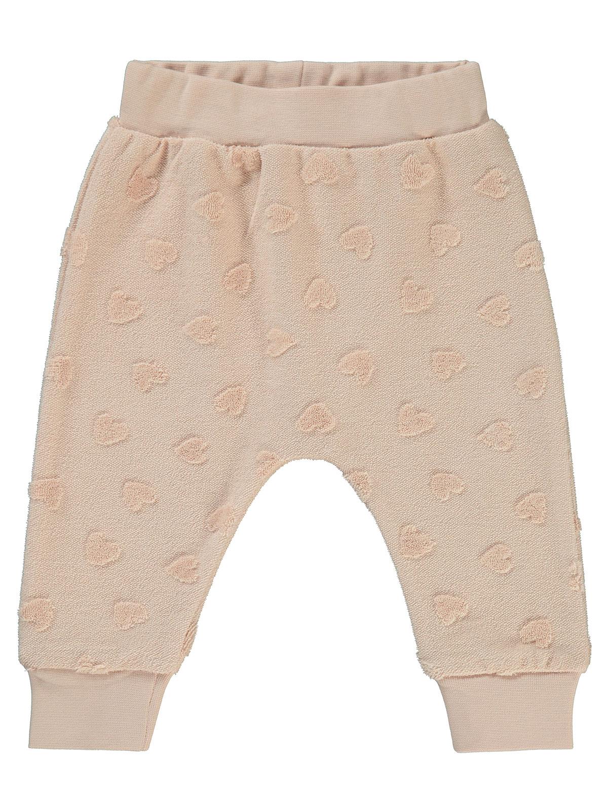 Civil Baby Kalp Jakarlı 6-18 Ay Tek Alt Bebe - Pudra