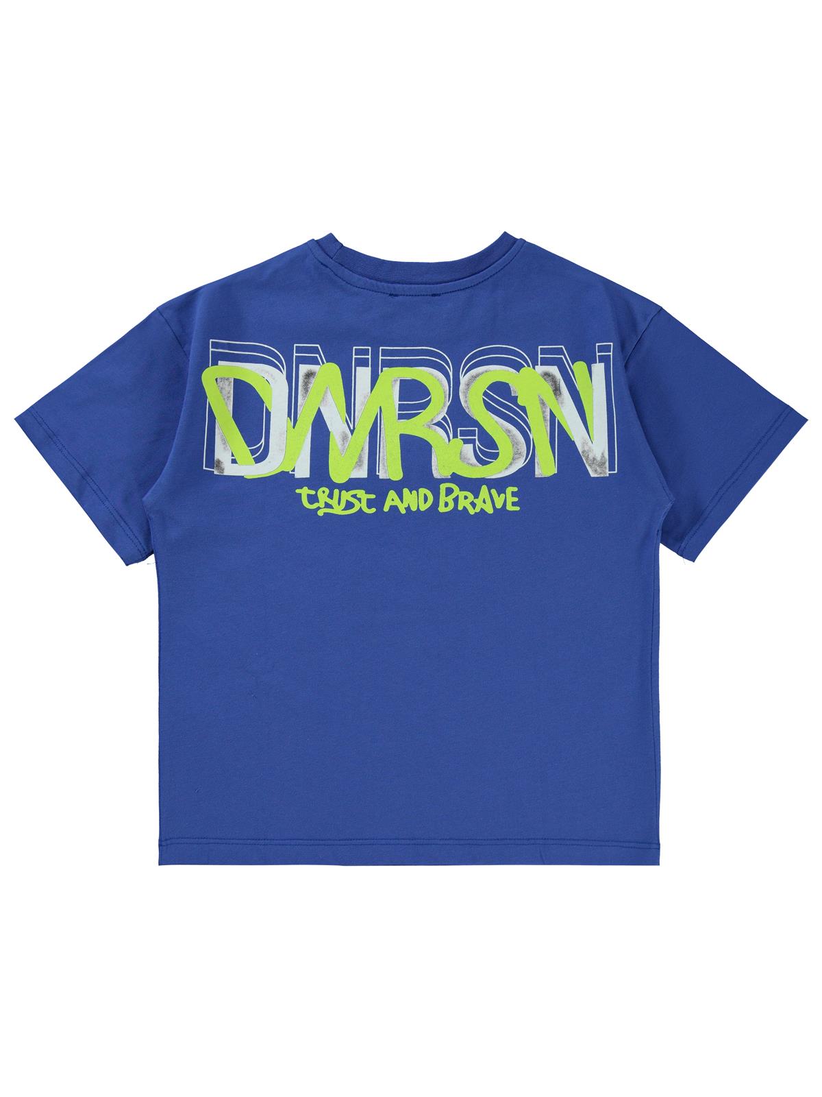Civil Boys Dnrsn Baskılı 6-9 Yaş Tişört - Mavi