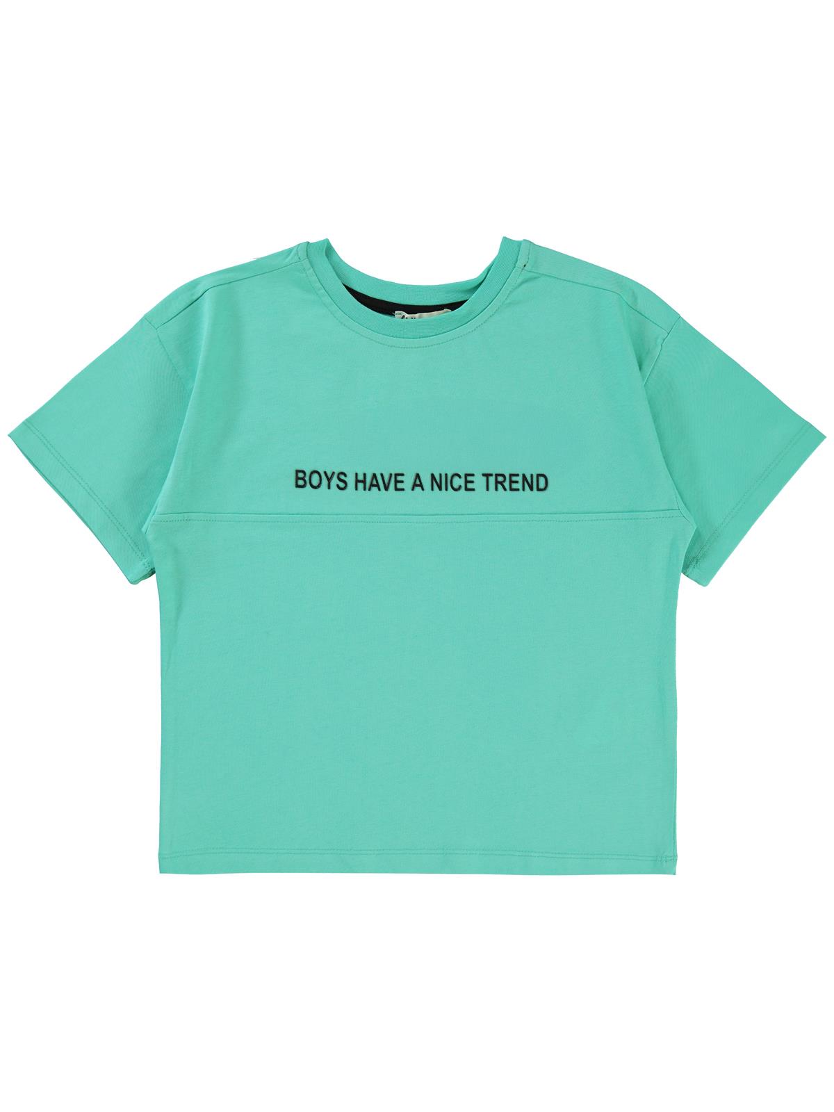 Civil Boys Boys Have Baskılı 10-13 Yaş Tişört - Yeşil