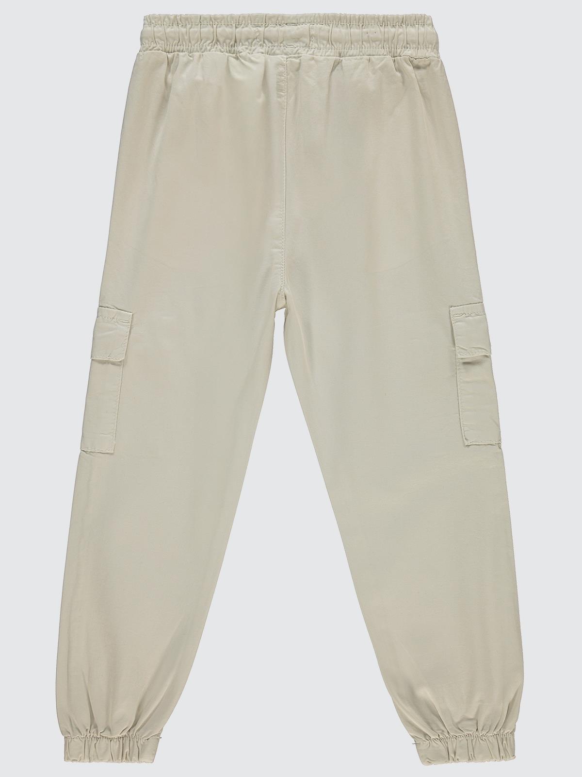 Civil Boys Bel Paça Lastikli Kargo Cepli 10-13 Yaş Pantolon - Gri