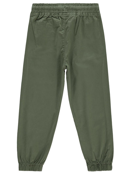 Civil Boys Bel Paça Lastikli Düz 6-9 Yaş Pantolon - Yeşil