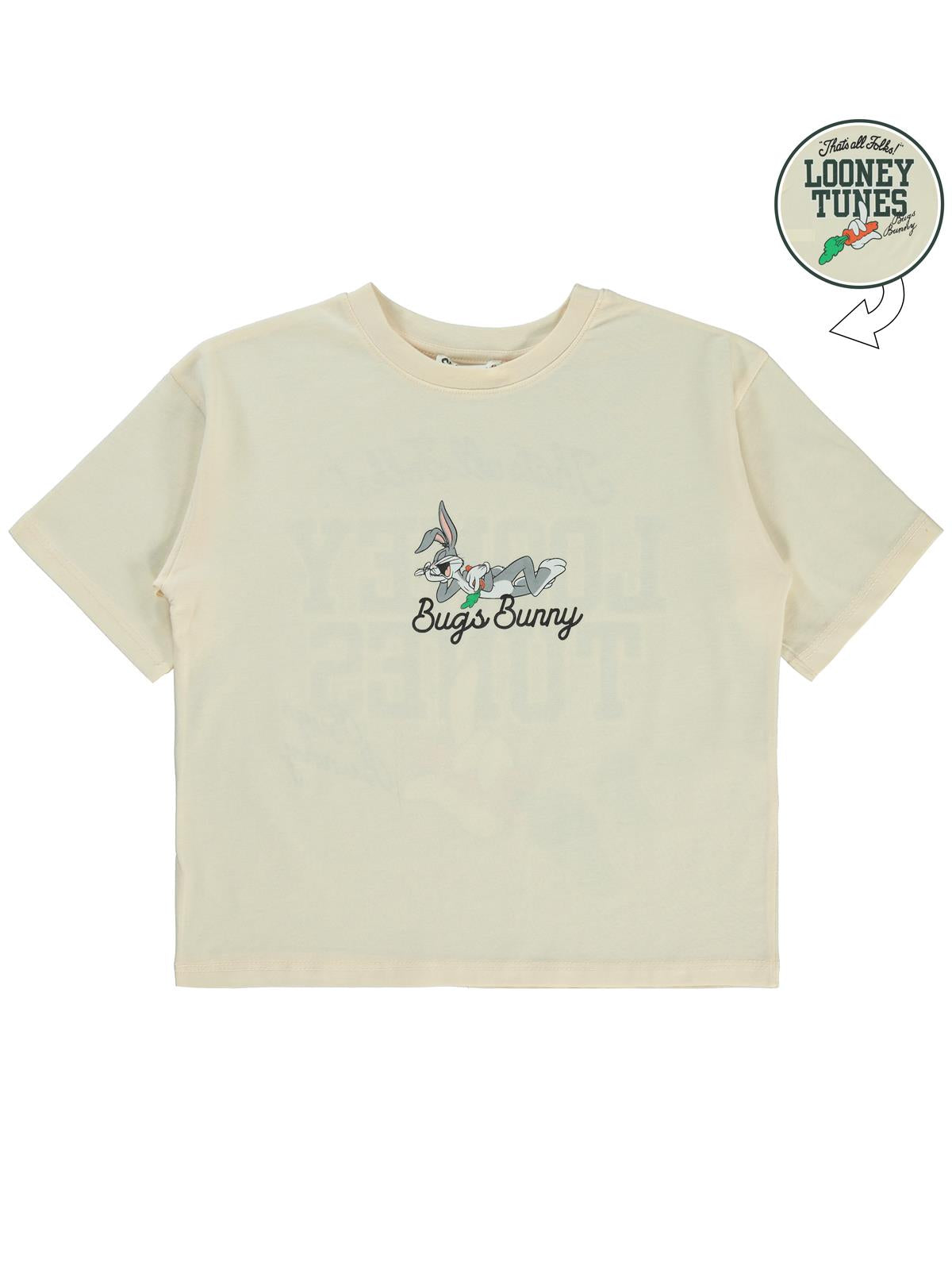 Bugs Bunny 6-9 Yaş Tişört - Fil Dişi