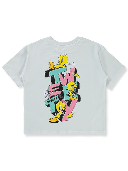 Tweety 6-9 Yaş Tişört - Beyaz