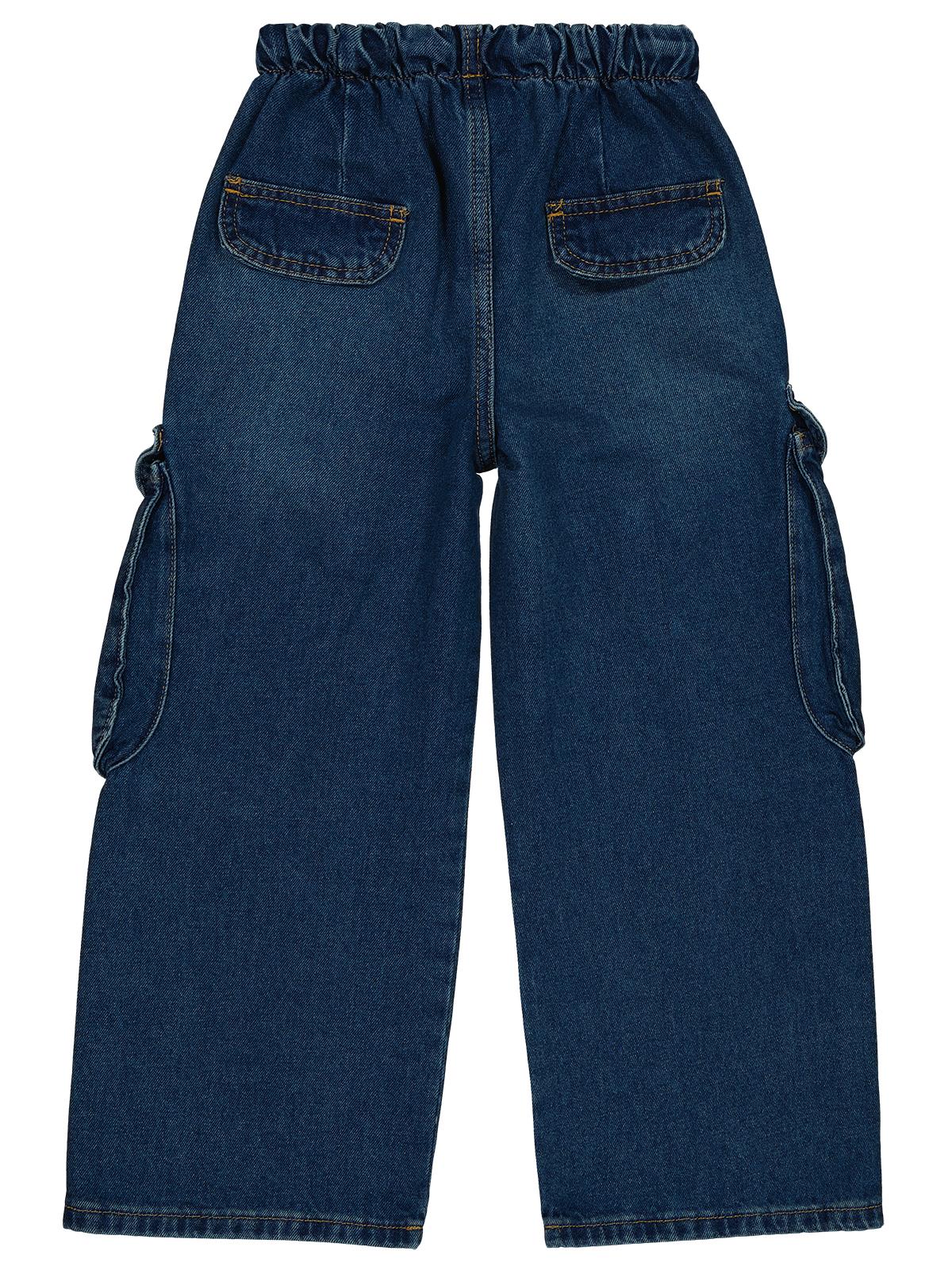 Civil Girls Büyük Cepli  6-9 Yaş Pantolon - Mavi