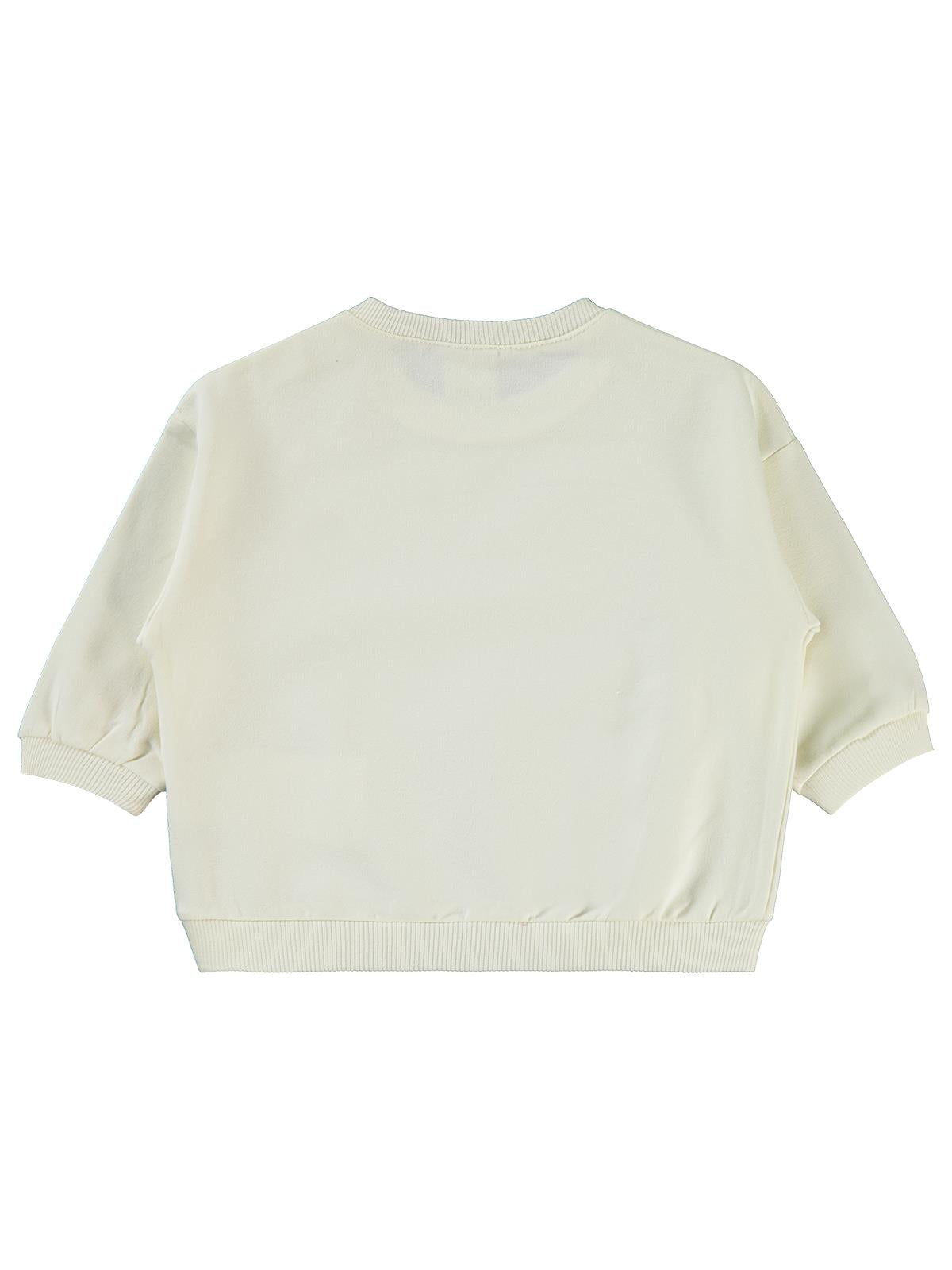 Civil Baby Civil Basic Kalp Etiketli 6-18 Ay Sweatshirt - Lila