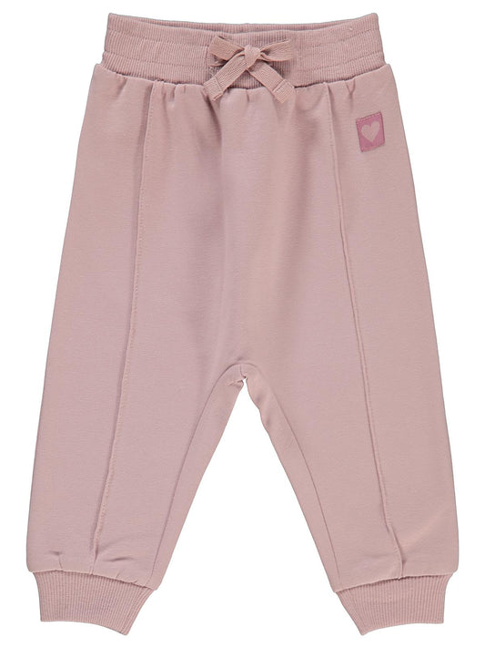Civil Baby Civil Basic Kalp Etiketli 6-18 Ay Eşofman Altı - Lila