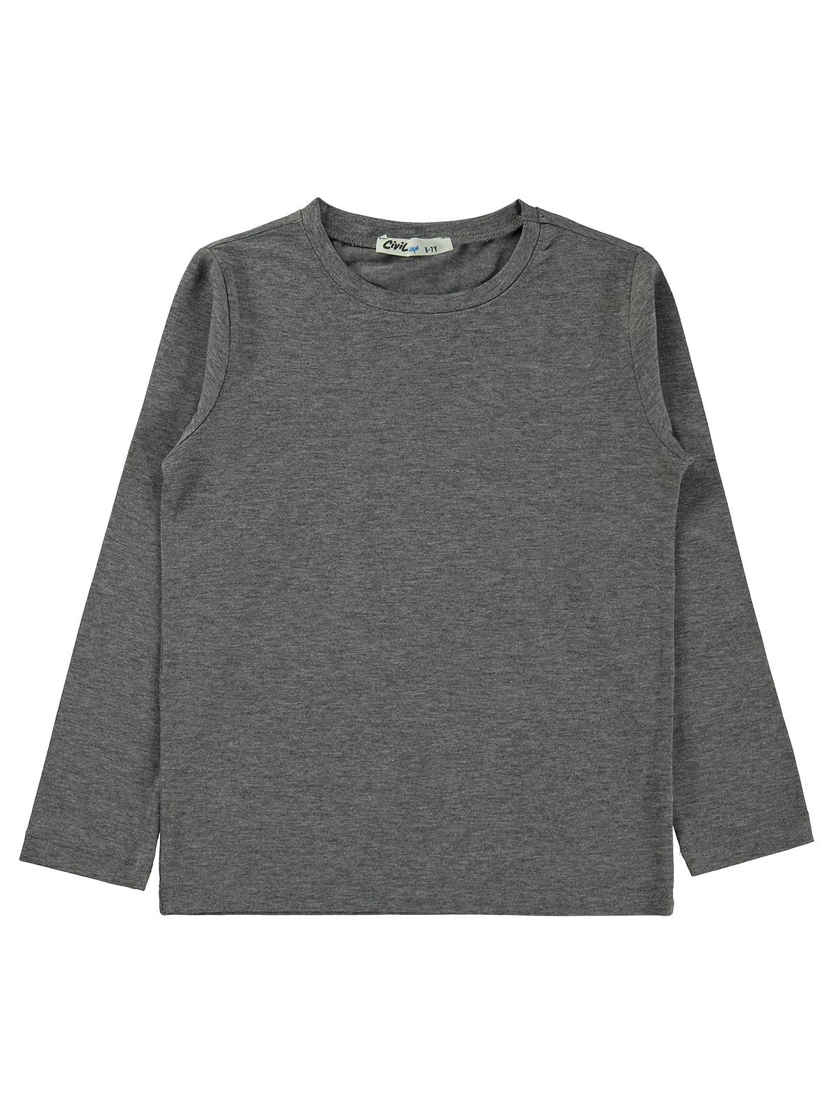 Civil Boys Basic 6-9 Yaş Sweatshirt - Gri