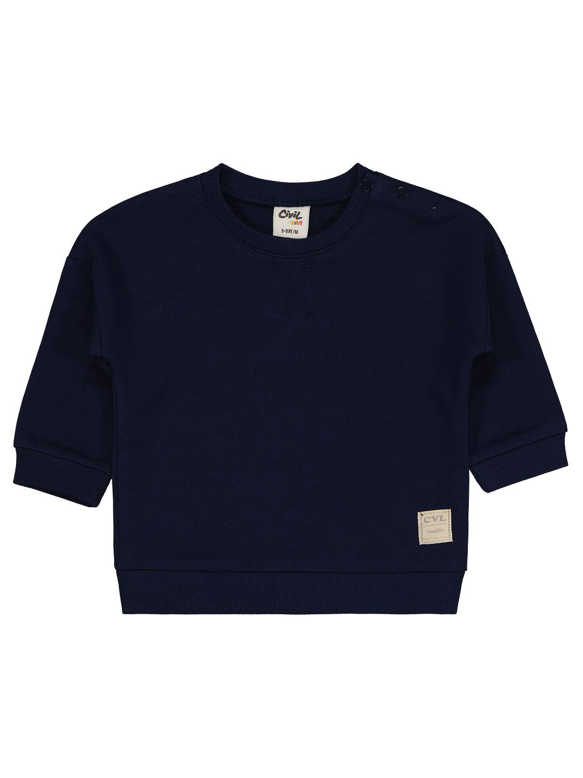 Civil Baby Civil Basic Timeless 6-18 Ay Sweatshirt - Yeşil