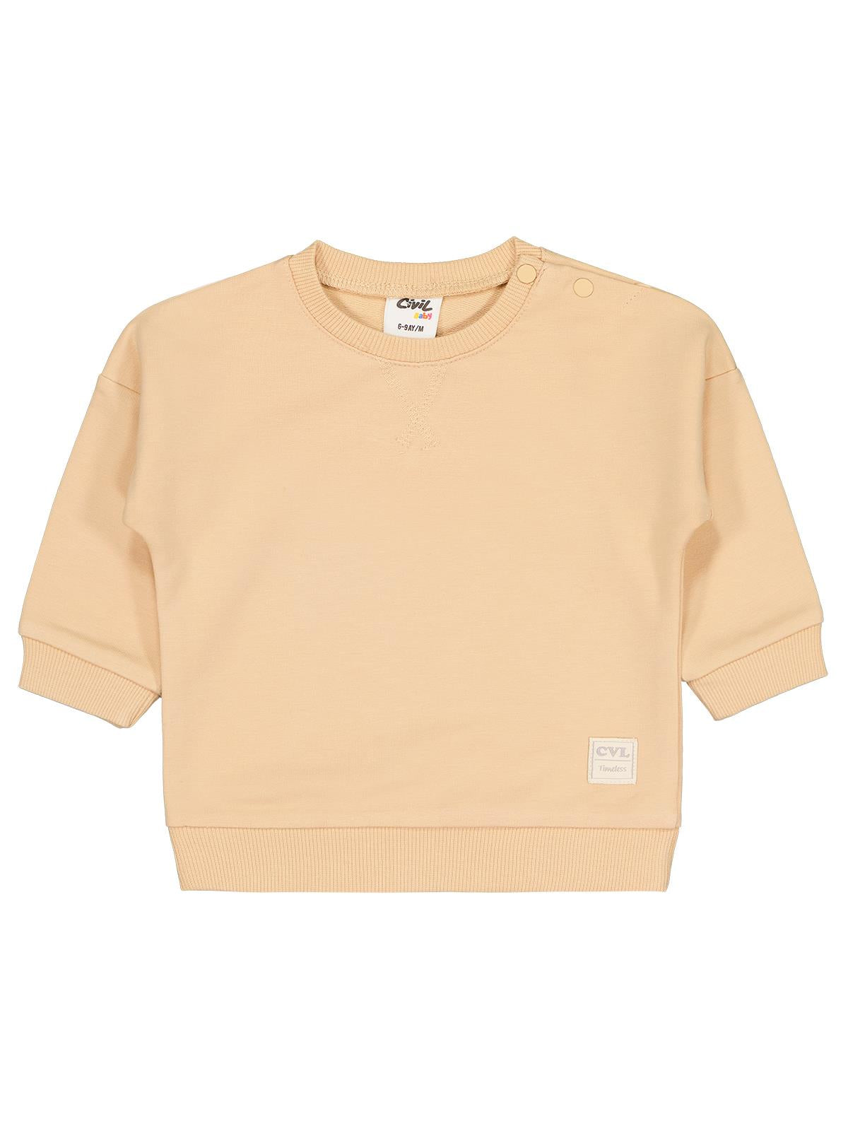 Civil Baby Civil Basic Timeless 6-18 Ay Sweatshirt - Kahverengi