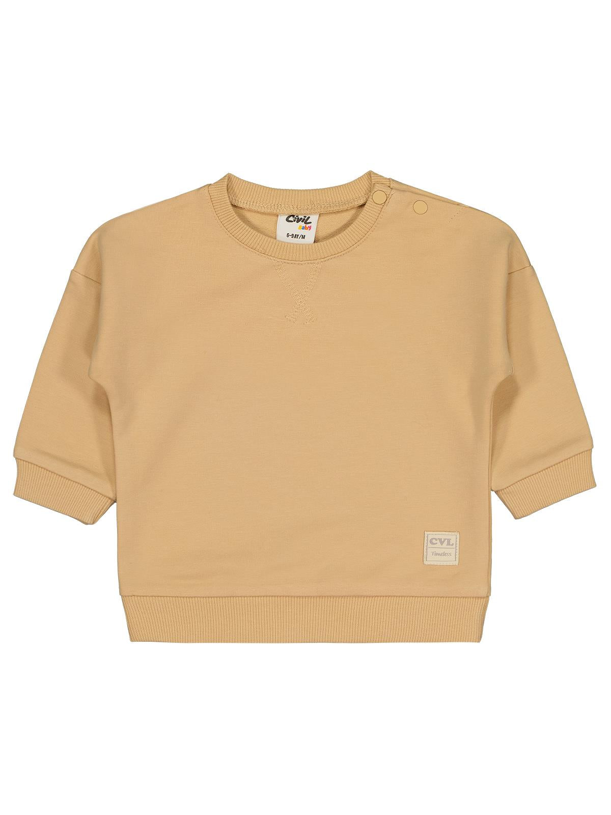 Civil Baby Civil Basic Timeless 6-18 Ay Sweatshirt - Yeşil