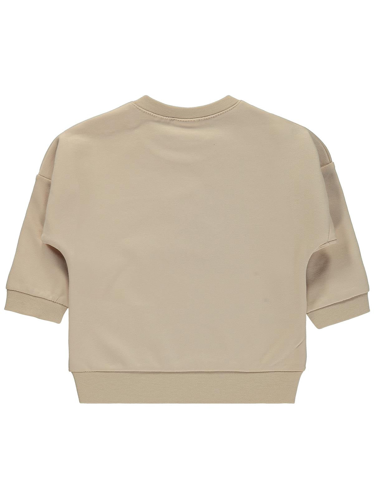 Civil Baby Teddy Baskılı 6-18 Ay Sweatshirt - Gri