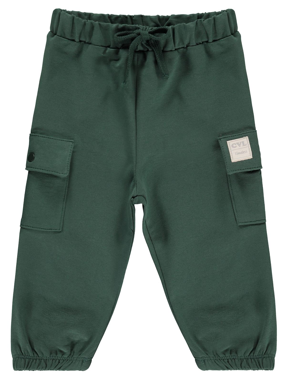 Civil Baby Civil Basic Timeless Kargo Cepli 6-18 Ay Eşofman Altı - Yeşil