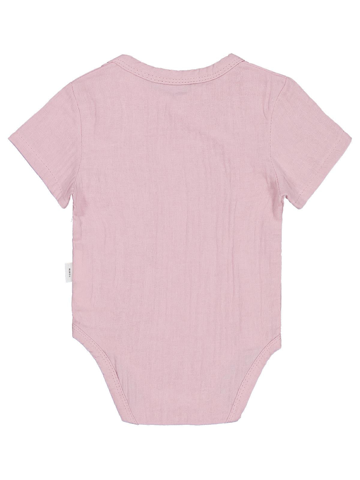 Civil Baby Ayıcık Baskılı 1-18 Ay Çıtçıtlı Badi - Pembe