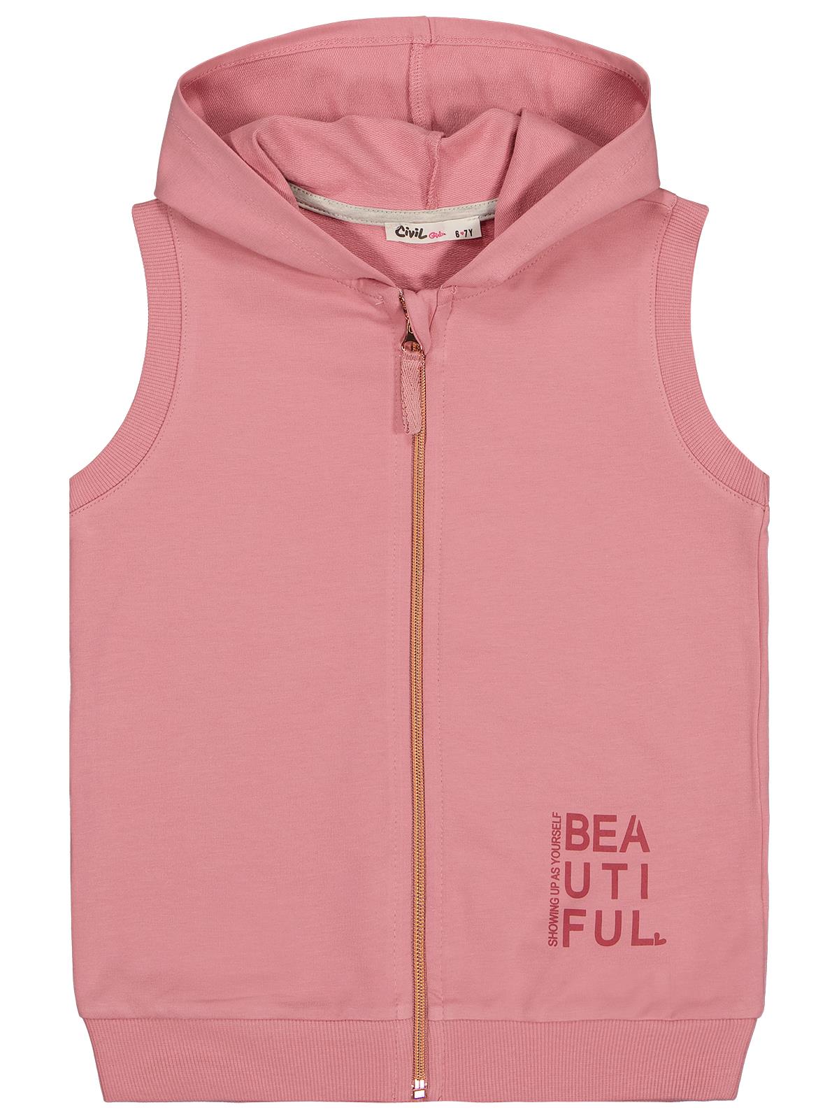 Civil Girls Basic 6-9 Yaş Yelek - Pembe