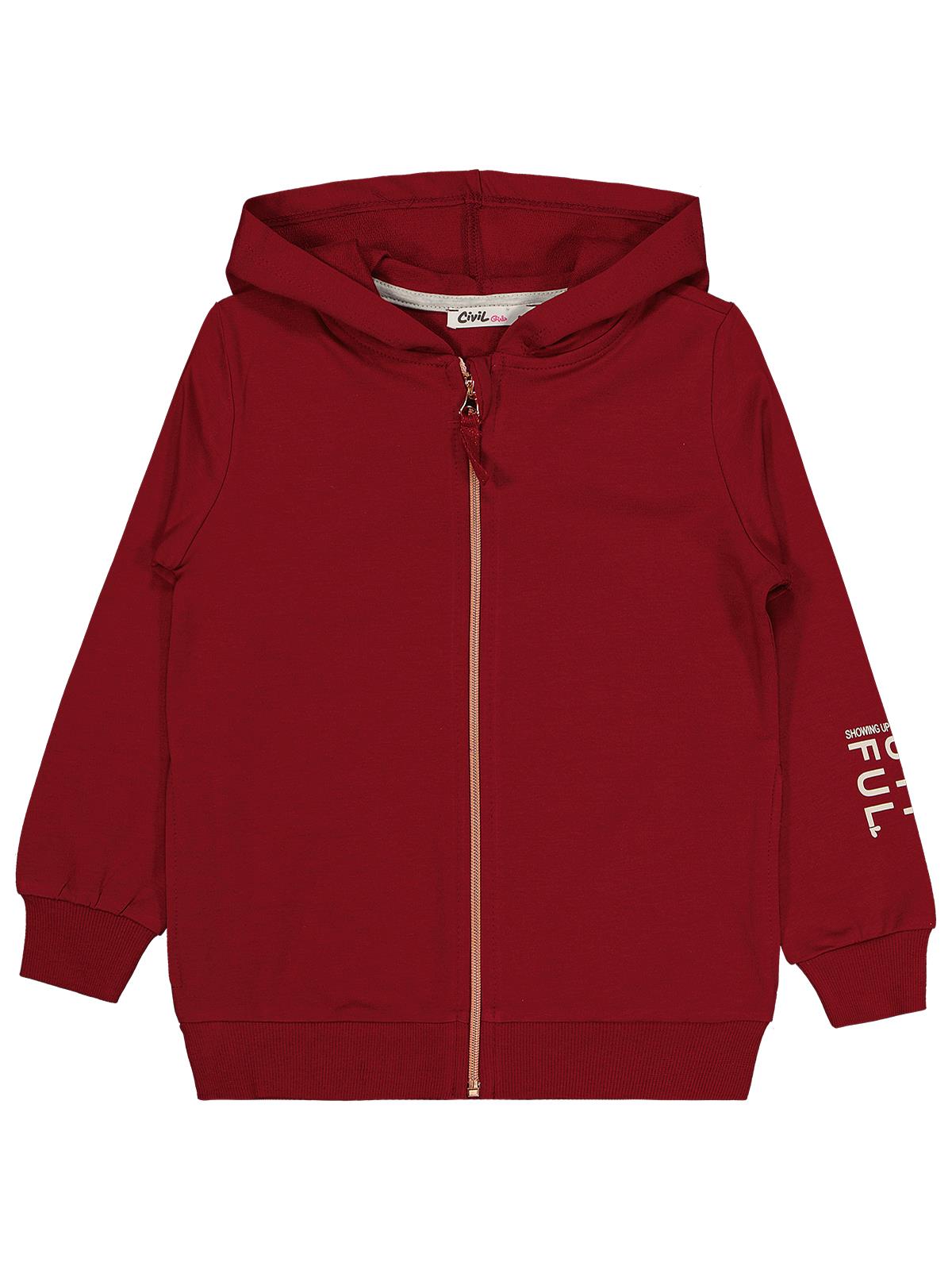 Civil Girls Basic 10-13 Yaş Hırka - Pembe