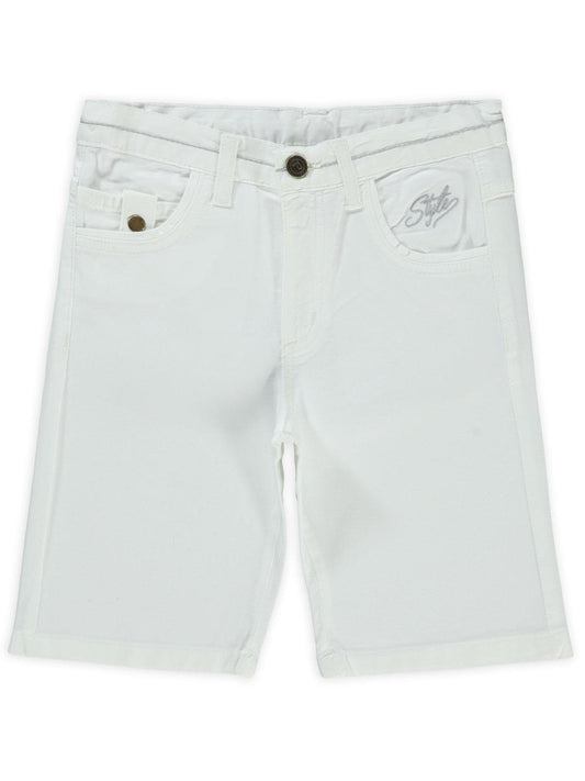 Pierre Cardin Basic 6-9 Yaş Kapri - Beyaz