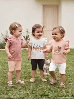 Civil Baby Basic 3'lü Kısa 6-18 Ay Tayt