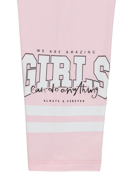 Civil Girls Sport Girl Baskılı Kısa Kol 2'li Set 6-9 Yaş Takım