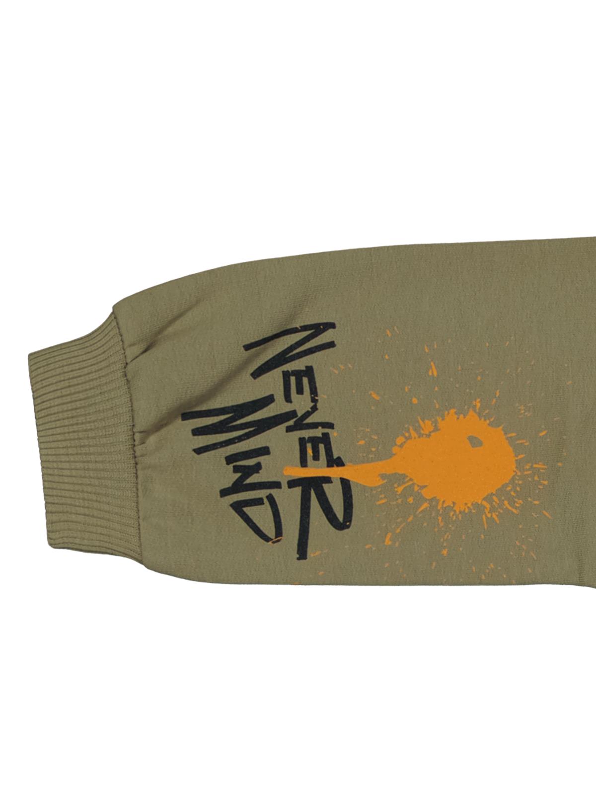 Civil Baby Graffiti Baskılı 6-18 Ay Sweatshirt - Yeşil