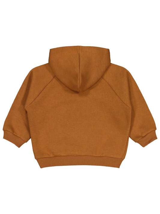 Civil Baby Keep Smiling Etiketli Basic 6-18 Ay Sweatshirt - Kahverengi