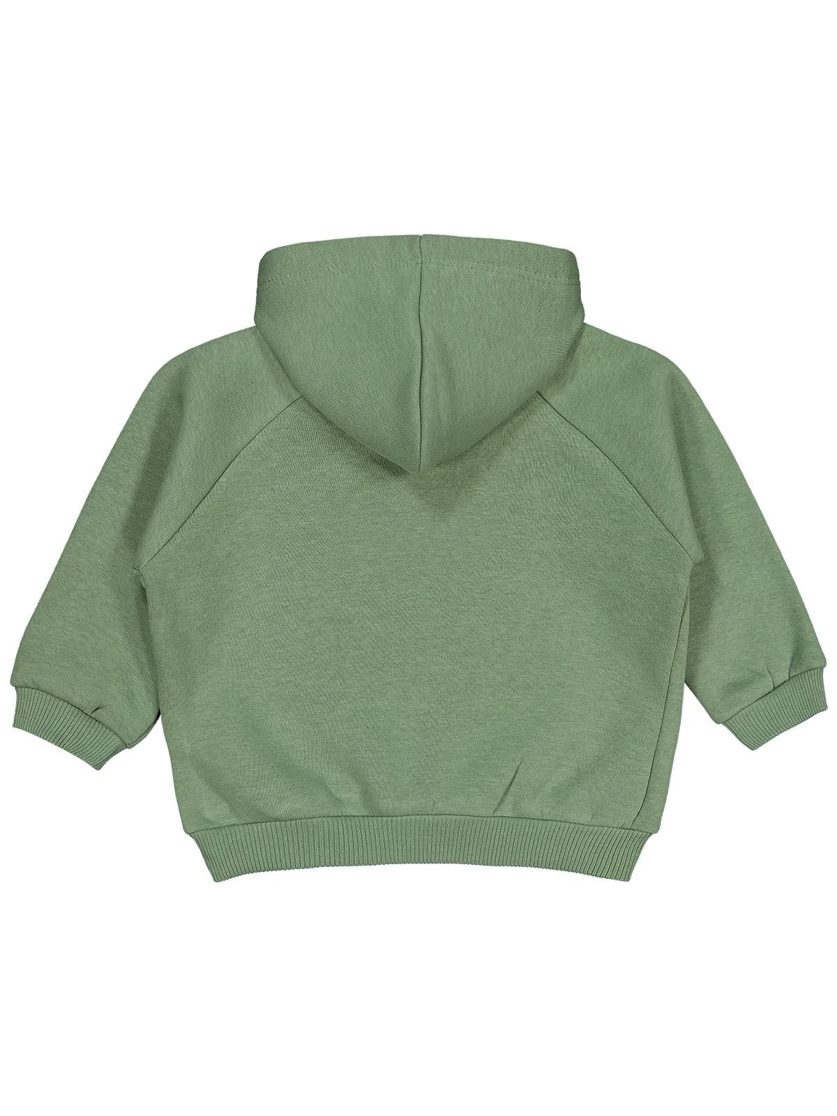 Civil Baby Keep Smiling Etiketli Basic 6-18 Ay Sweatshirt - Yeşil