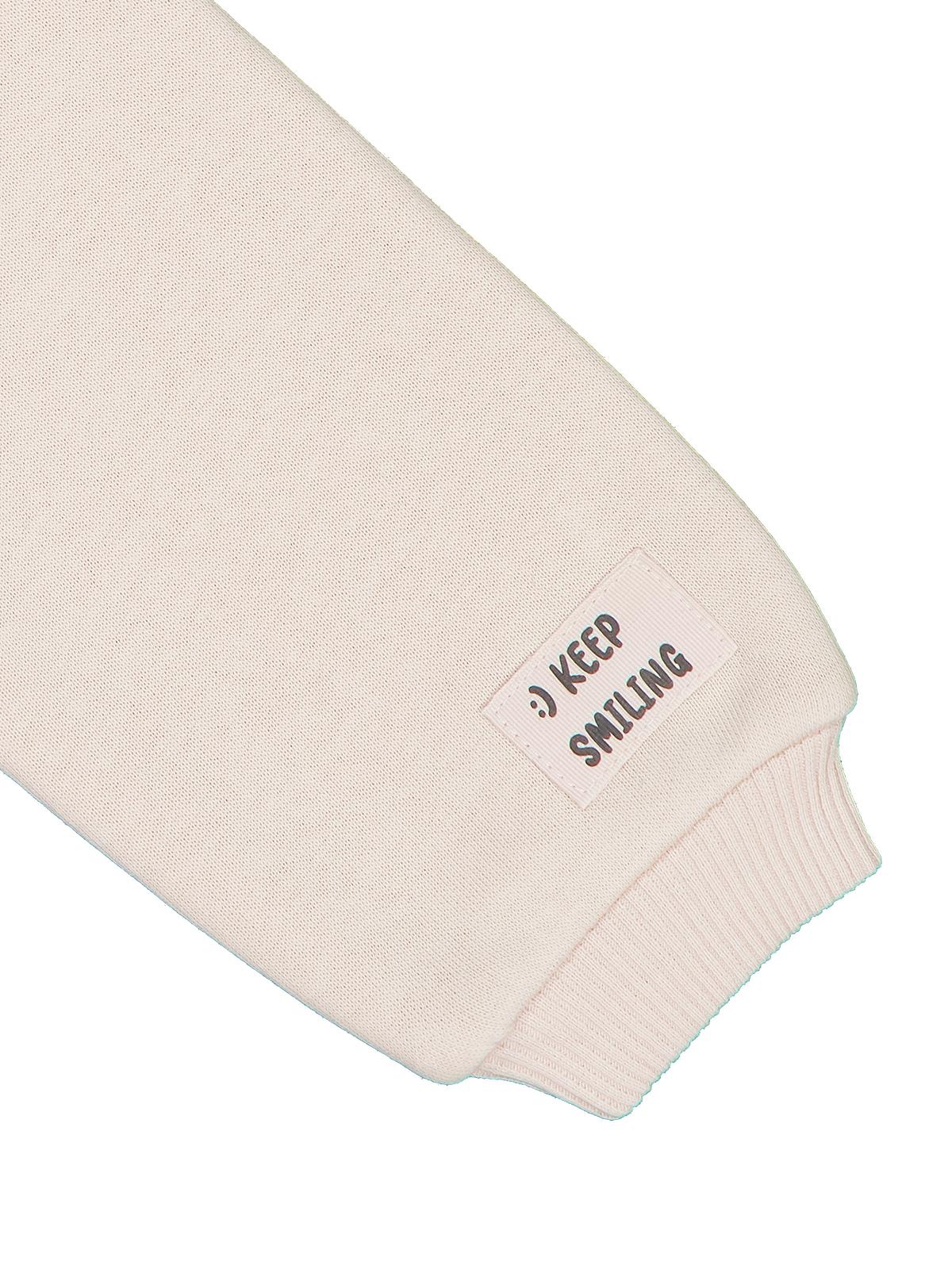 Civil Baby Keep Smiling Etiketli Basic 6-18 Ay Sweatshirt - Kahverengi
