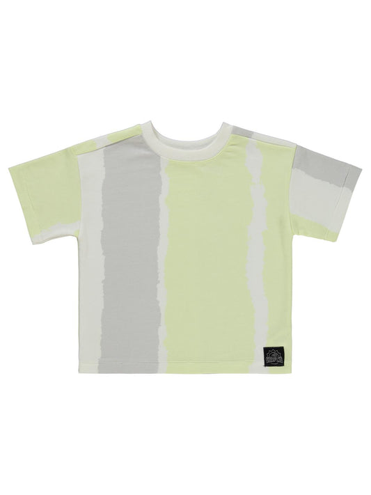 Civil Boys Dikey Batik Empirme 10-13 Yaş Tişört - Ekru