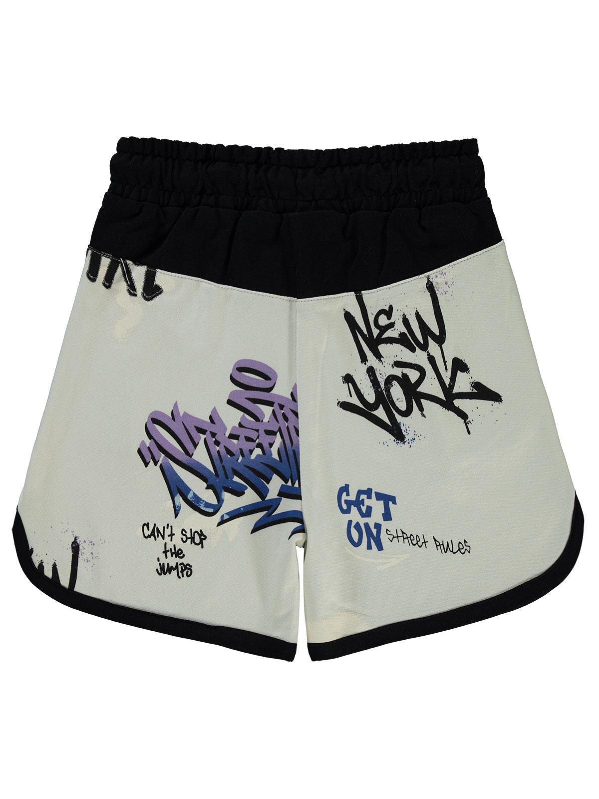 Civil Boys Street Style Emprime 6-9 Yaş Şort - Gri