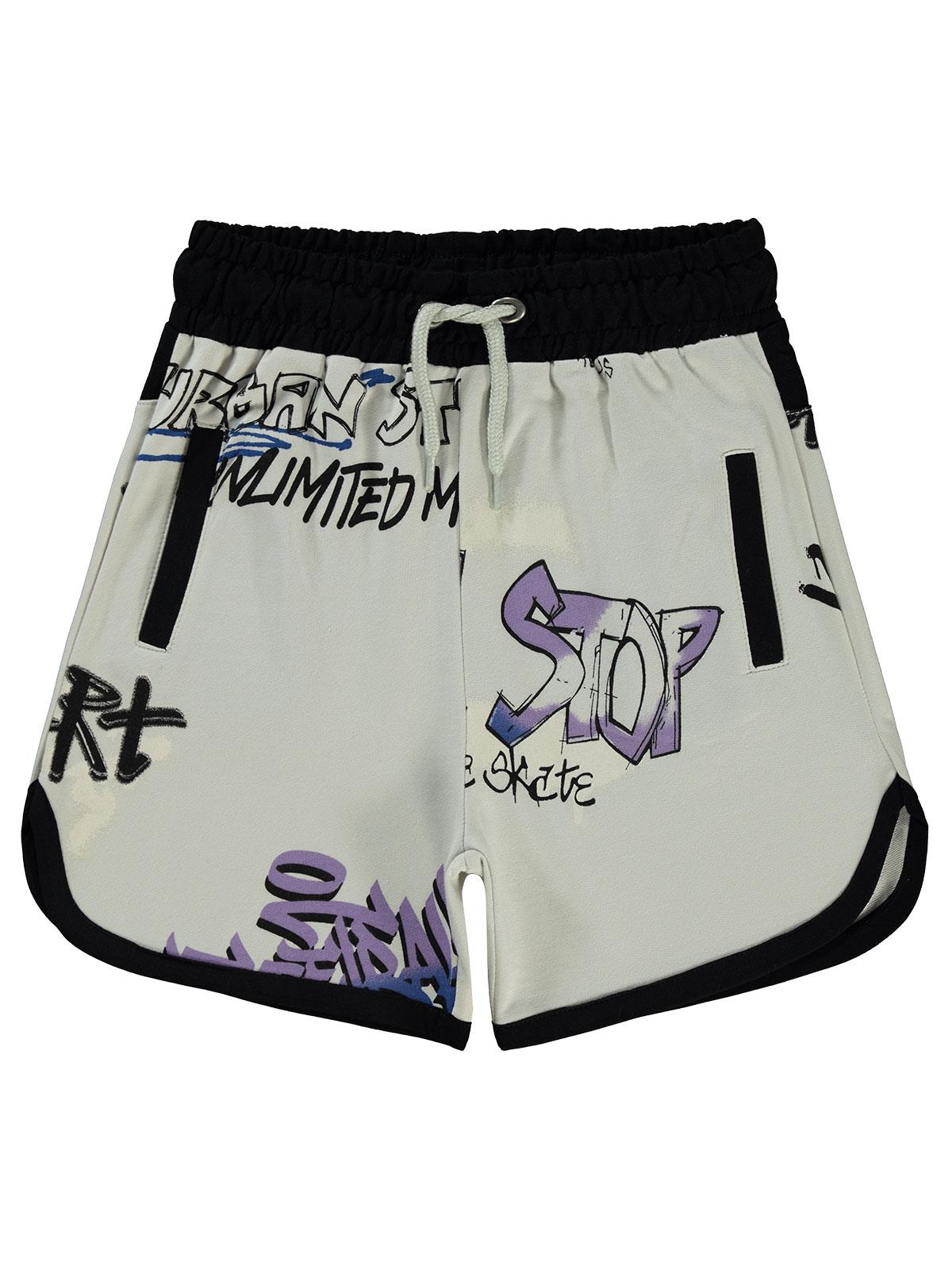 Civil Boys Street Style Emprime 6-9 Yaş Şort - Gri