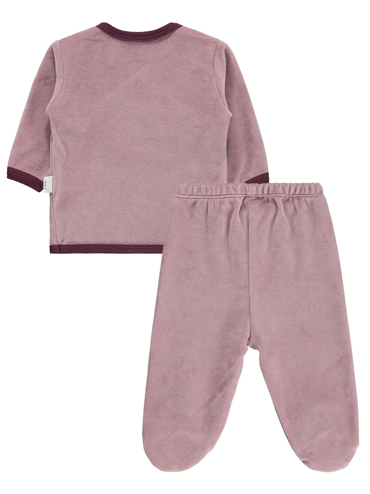 Civil Baby 3'lü Tavşanlar Baskılı Zıbın Takımları - Pembe