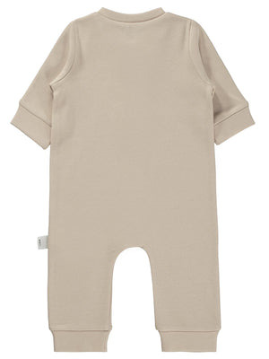 Civil Baby Düz Basic 1-6 Ay Tulum - Bej