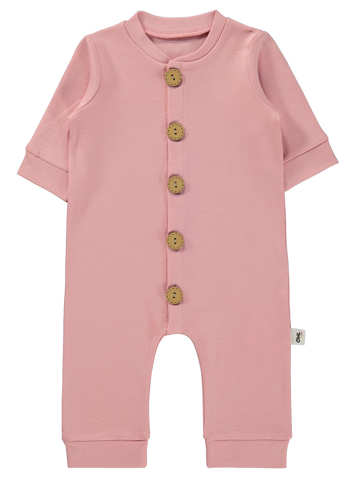 Civil Baby Düz Basic 1-6 Ay Tulum - Mavi