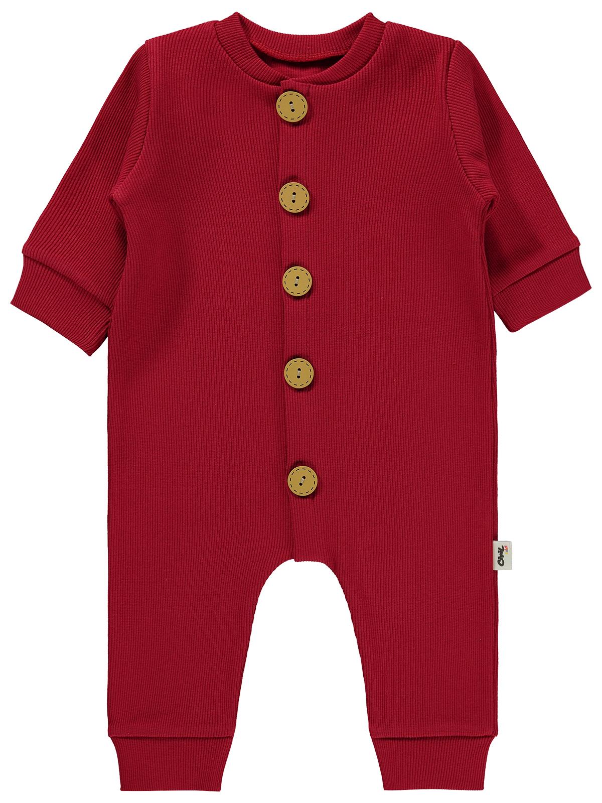 Civil Baby Düz Basic 1-6 Ay Tulum - Mavi