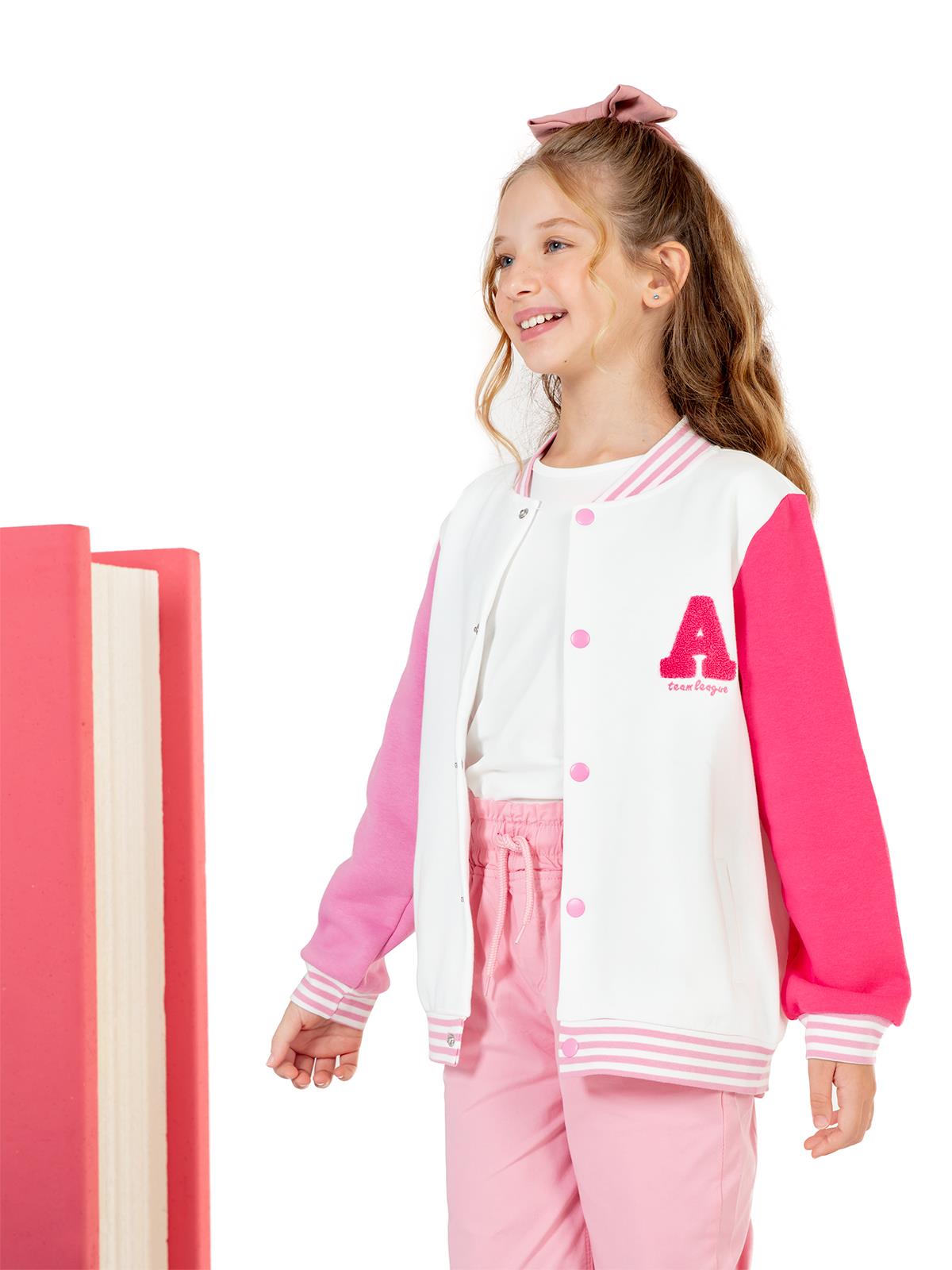 Civil Girls Basic 6-9 Yaş Tişört - Ekru