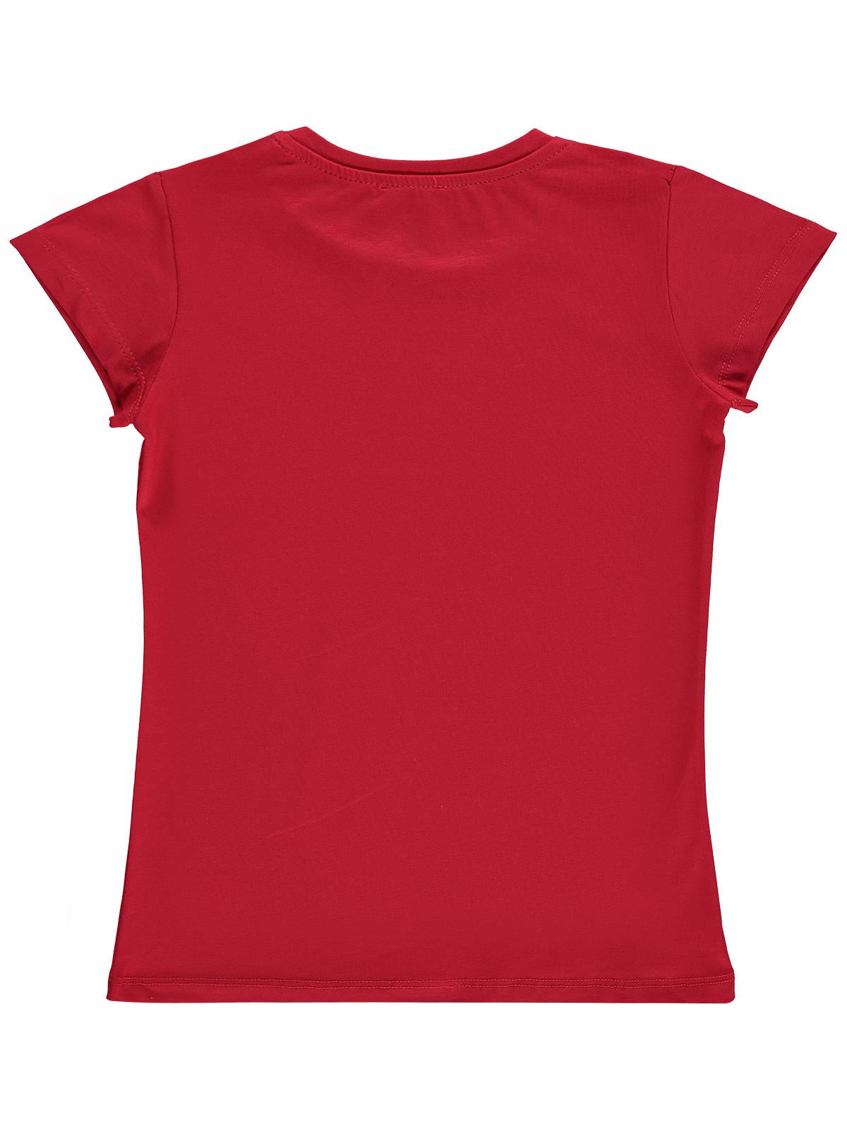 Civil Girls Basic 6-9 Yaş Tişört - Kırmızı