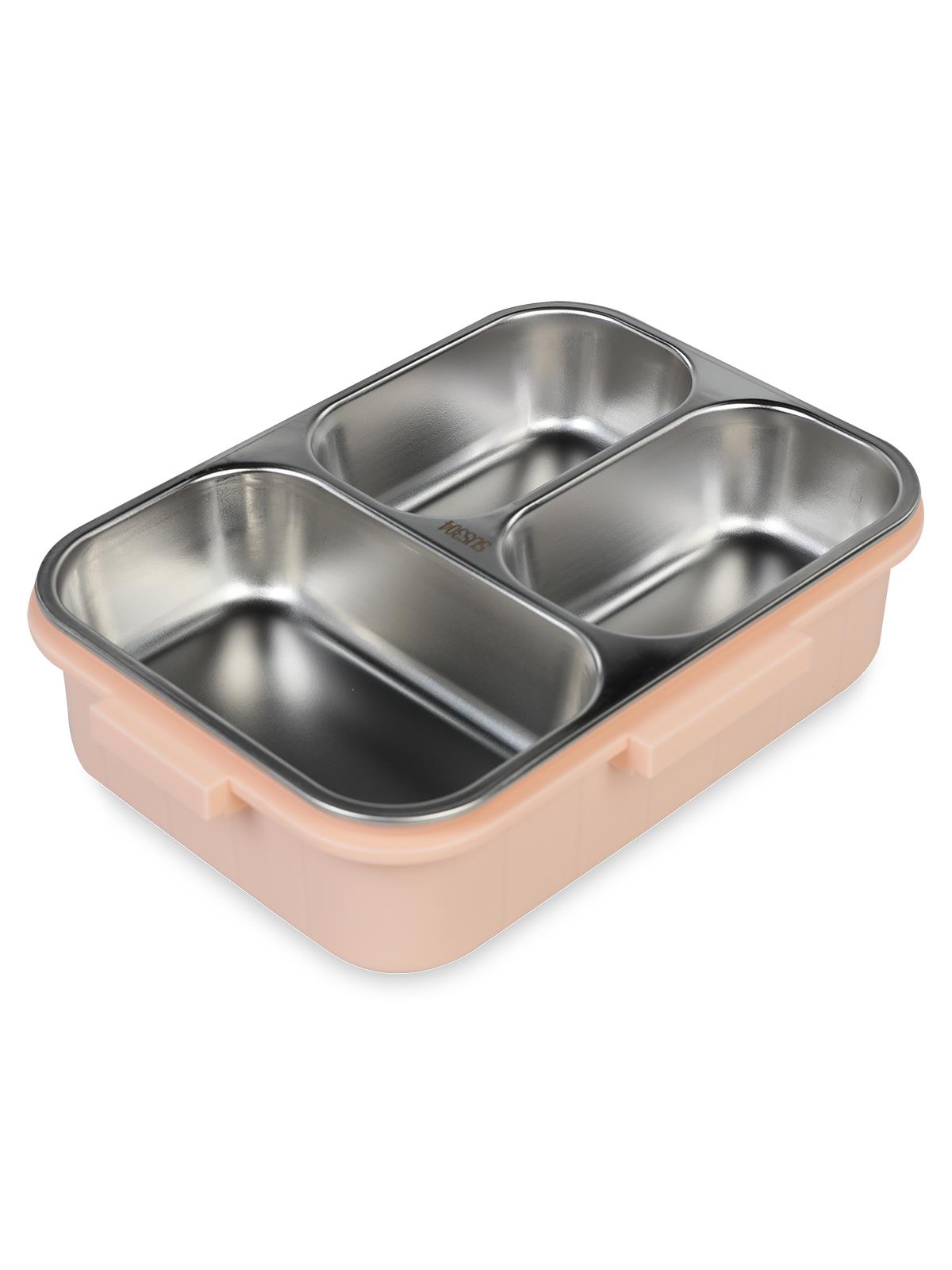 Vagonlife Paslanmaz Çelik Beslenme ve Yemek Kabı 750 ml - Pembe