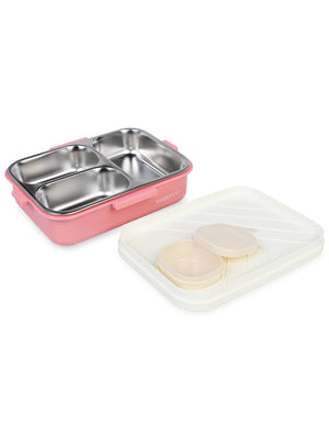 Vagonlife Paslanmaz Çelik Beslenme ve Yemek Kabı 750 ml - Pembe
