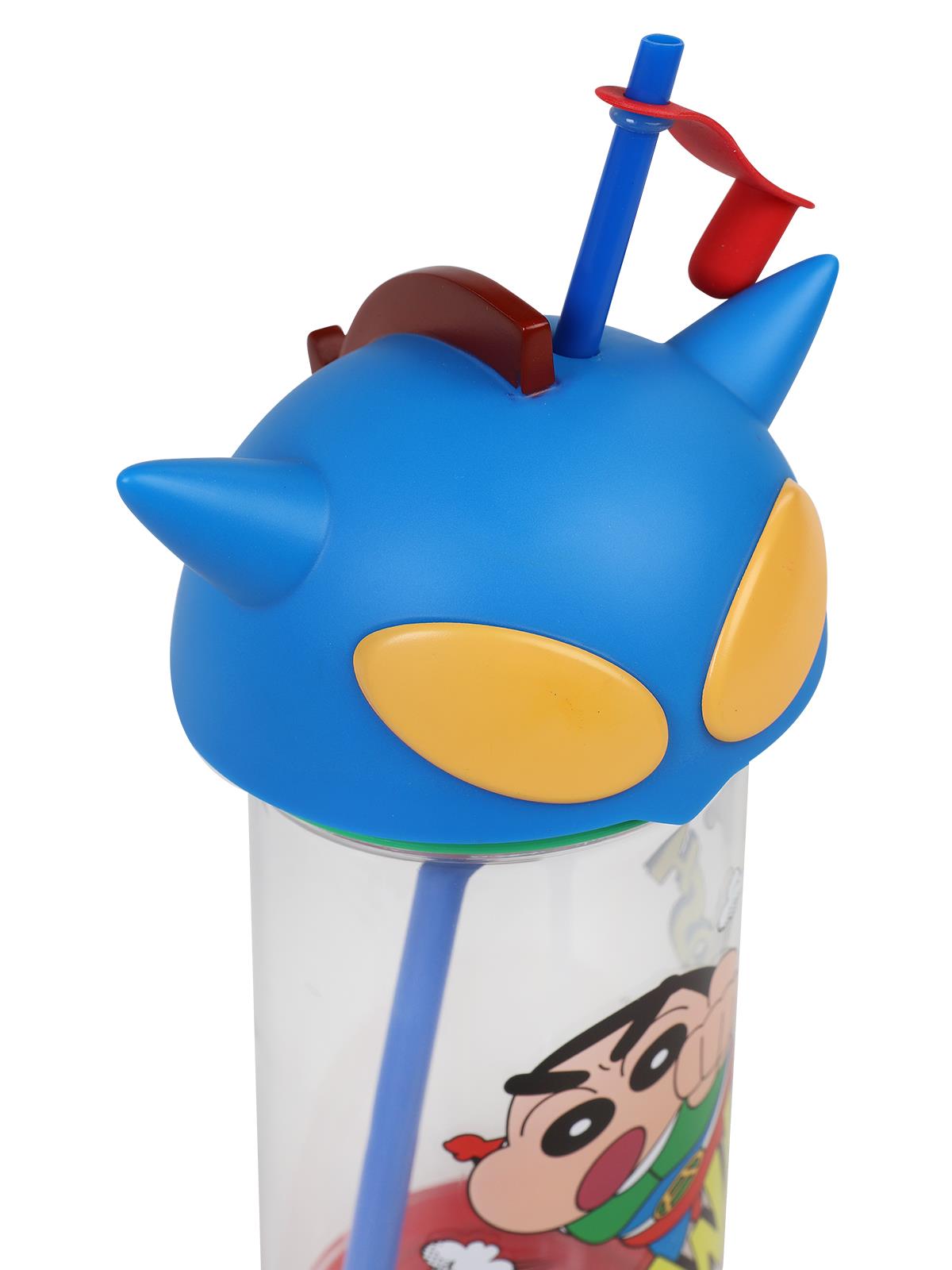 Vagonlife Crayon Shinchan Pipetli Matara 500 ml - Mavi