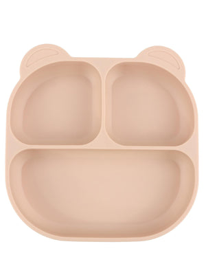 Pandish Vakum Tabanlı Silikon Mama Tabağı - Pembe