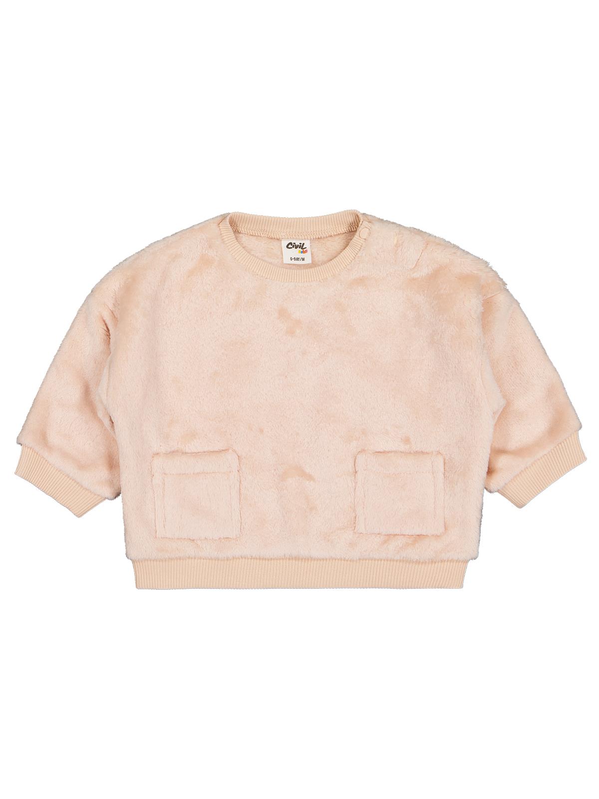 Civil Baby Çift Cep 6-18 Ay Sweatshirt - Lacivert