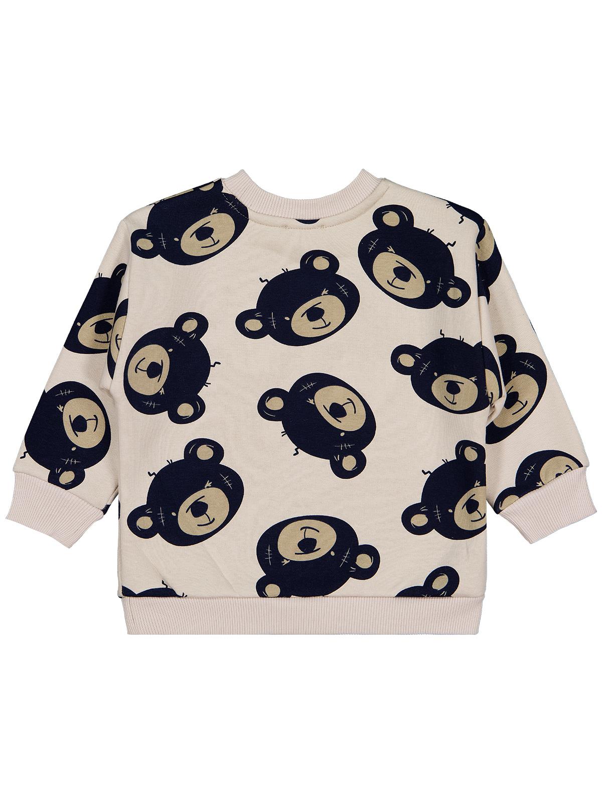 Civil Boys Ayıcık Empirme 2-5 Yaş Sweatshirt - Bej