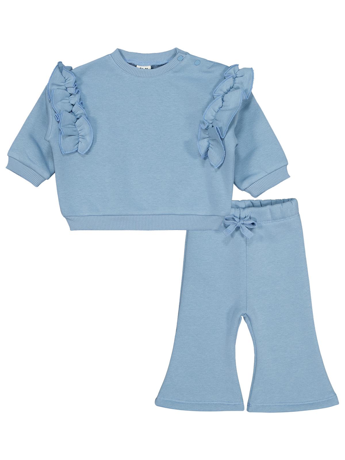 Civil Baby Fırfırlı 6-18 Ay Takım - Bej