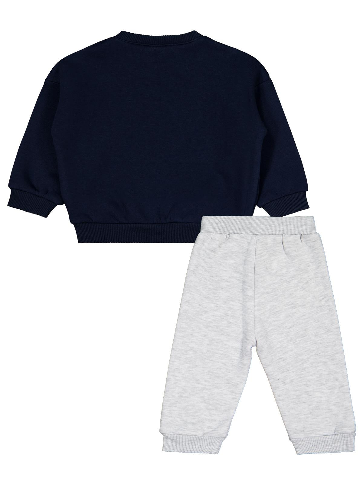 Civil Baby Dad's Little Dude  6-18 Ay Takım - Lacivert
