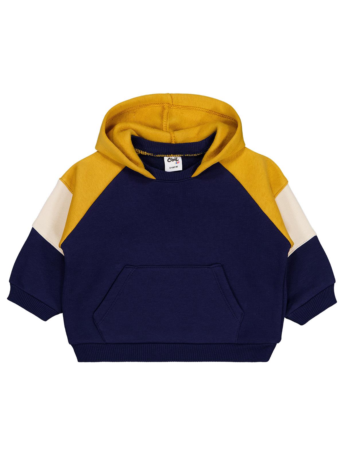 Civil Baby Parçalı 6-18 Ay Sweatshirt - Bej
