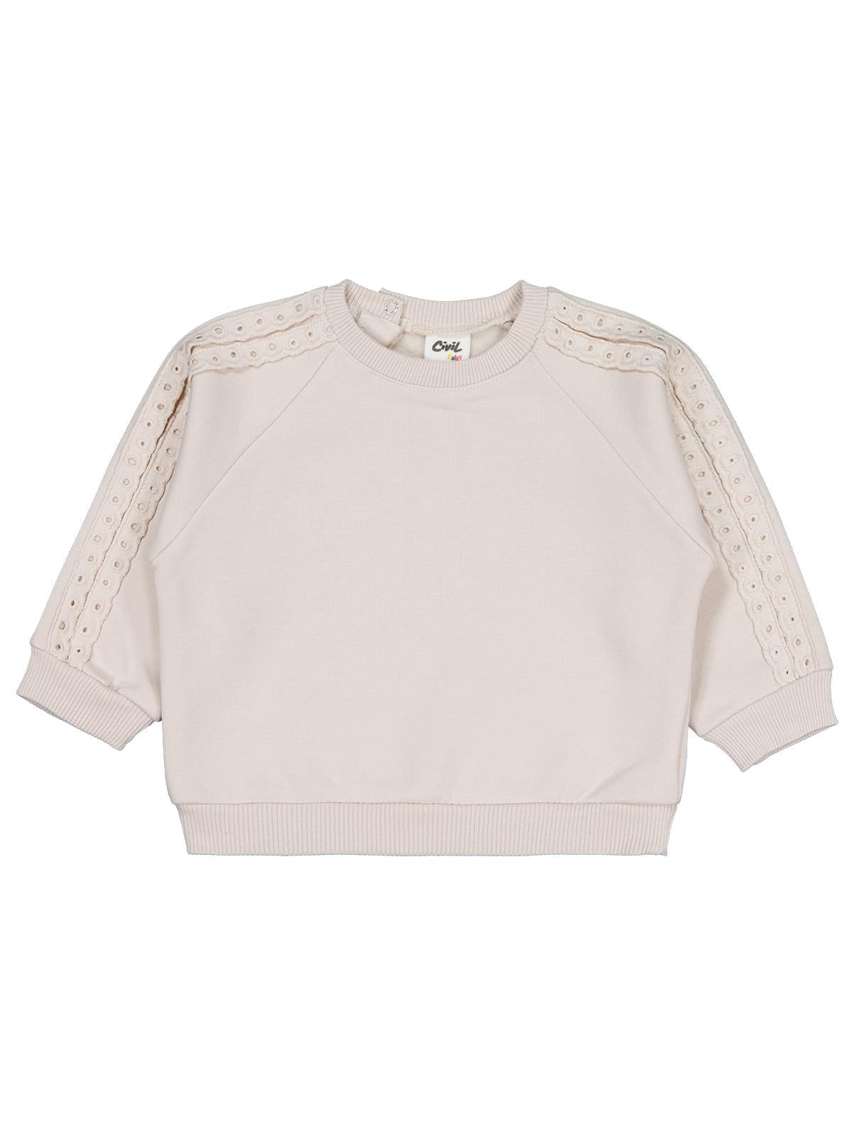 Civil Baby Dantelli 6-18 Ay Sweatshirt - Bej