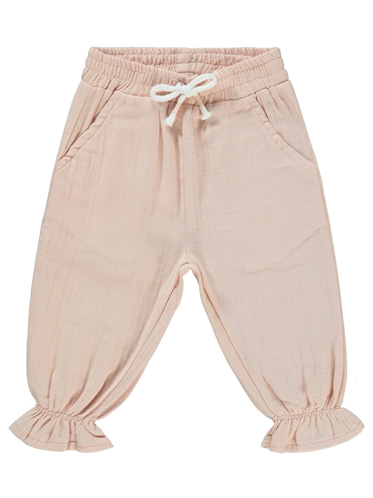 Civil Baby Müslin Basic 6-18 Ay Pantolon - Pudra