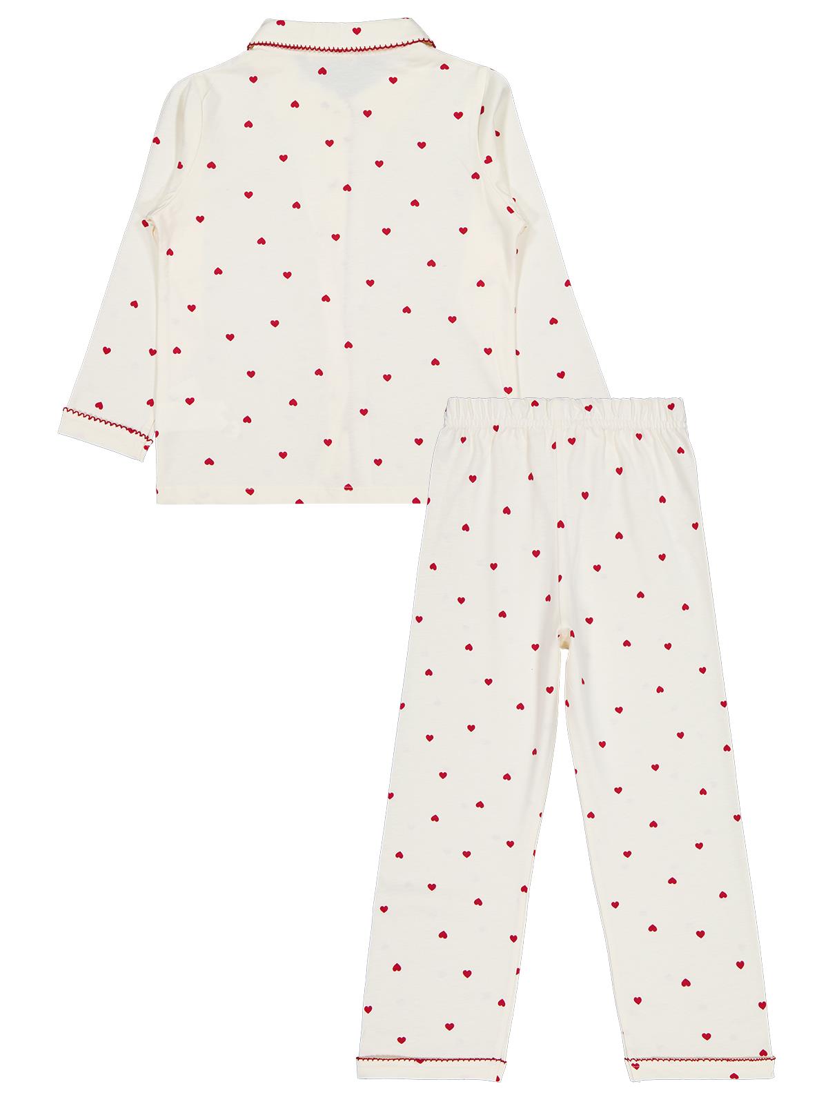 Civil Girls Kalpli 6-9 Yaş Pijama Takımı - Ekru